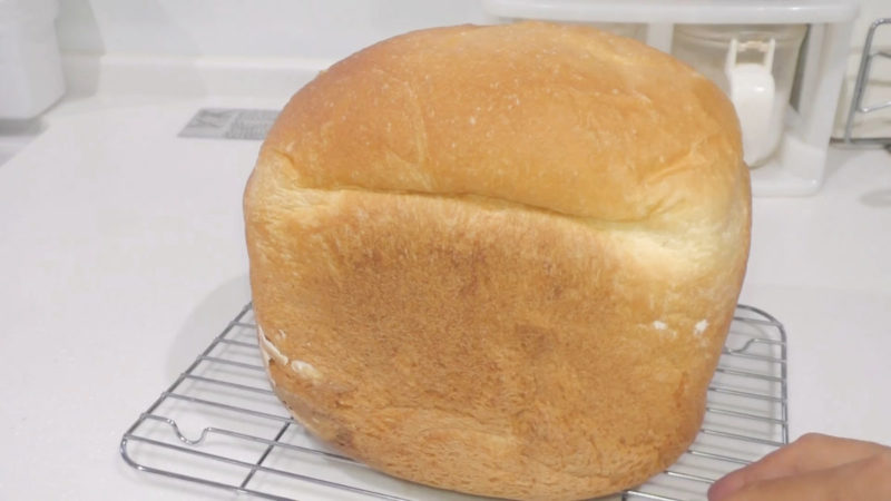 早焼きメープル食パン。焼き上がり
